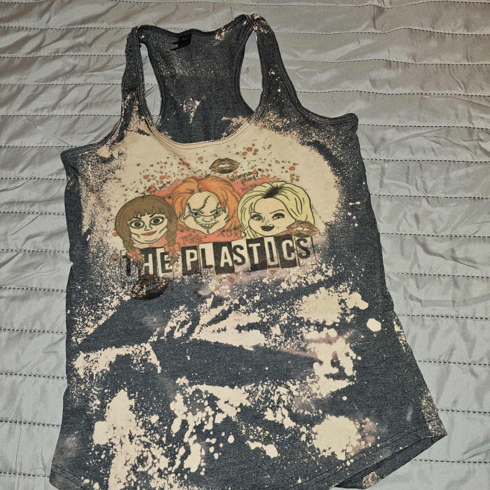Anvil Splatter Design Tank Top